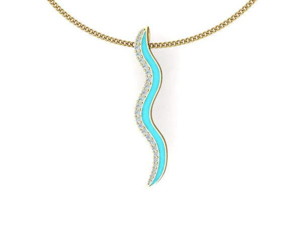 Medium Color rounded necklace - Image 10
