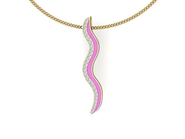 Medium Color rounded necklace - Image 9
