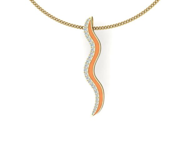 Medium Color rounded necklace - Image 4
