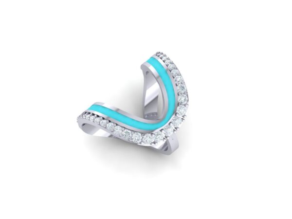 A colored half circle ring - Image 16