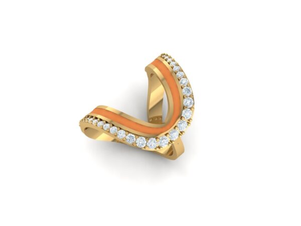 A colored half circle ring - Image 10