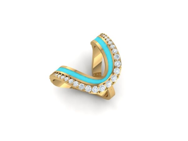 A colored half circle ring - Image 8