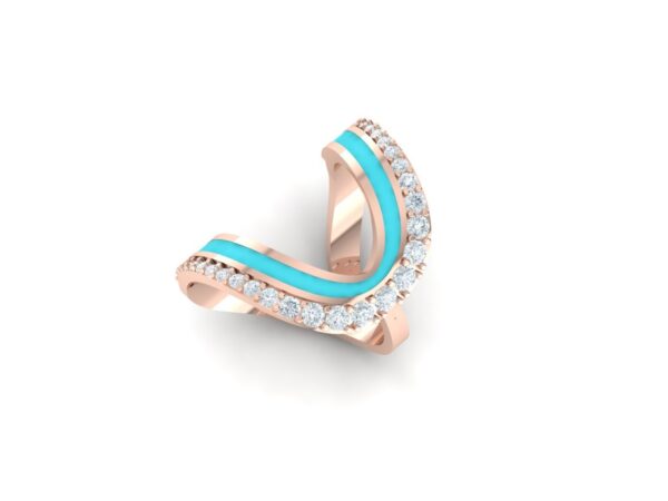 A colored half circle ring - Image 7