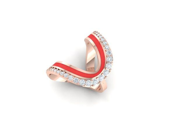 A colored half circle ring - Image 3