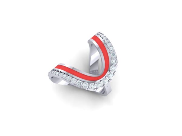 A colored half circle ring - Image 2