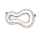 Colorful peanut string necklace