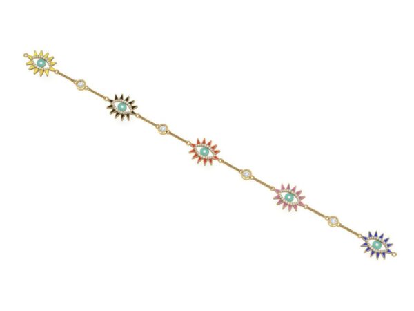 Colorful eye bracelet on both sides - Image 12