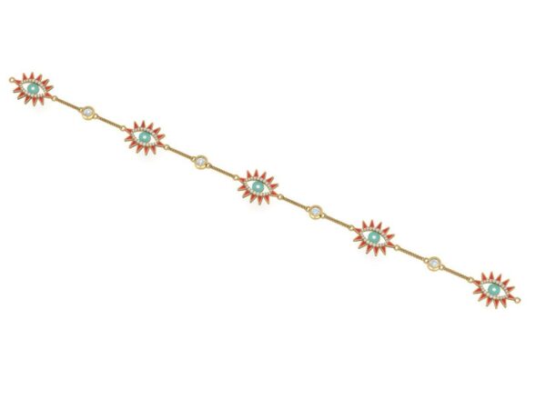 Colorful eye bracelet on both sides - Image 2