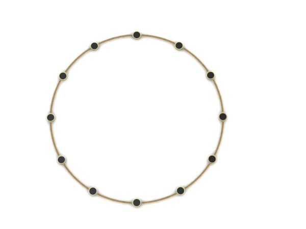 Chain of circles with email