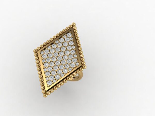 Studded triangle ring - Image 2