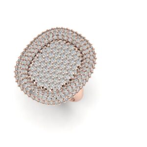 Full diamond ring