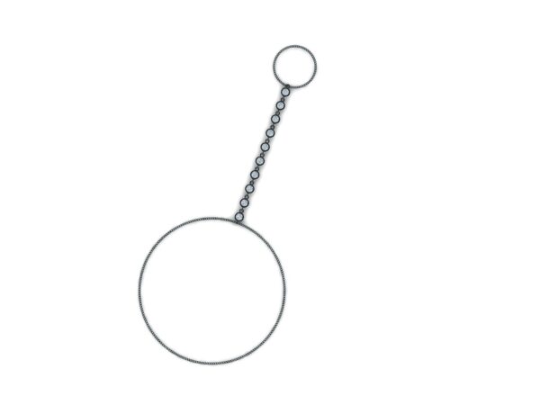Ring bracelet with diamond band - Image 3
