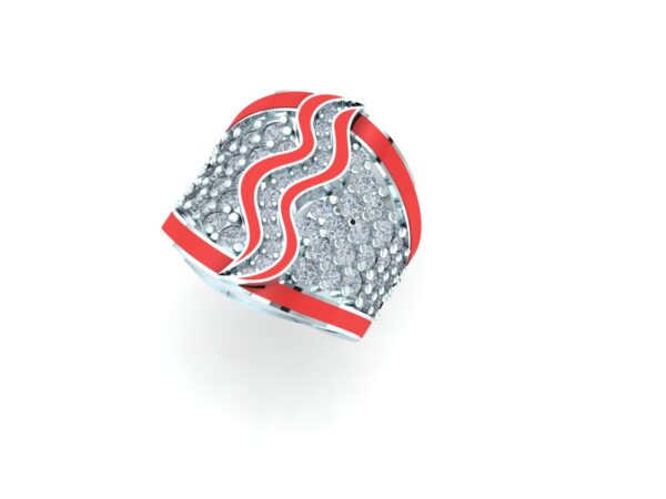 An inlaid snake ring - Image 10