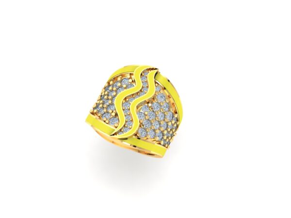 An inlaid snake ring - Image 7