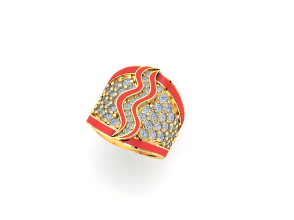 An inlaid snake ring - Image 8