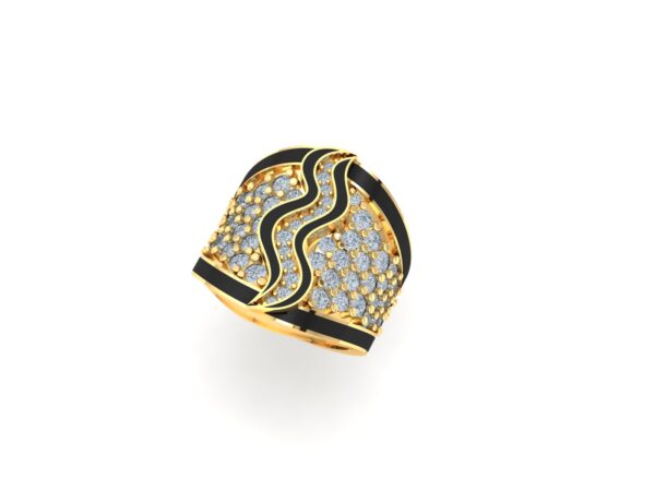 An inlaid snake ring - Image 19