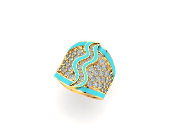 An inlaid snake ring - Image 20