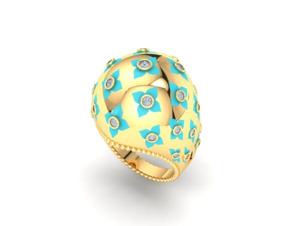 Uttan half circle ring - Image 19