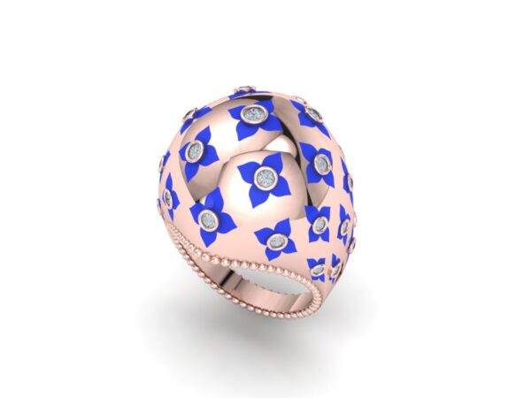 Uttan half circle ring - Image 13