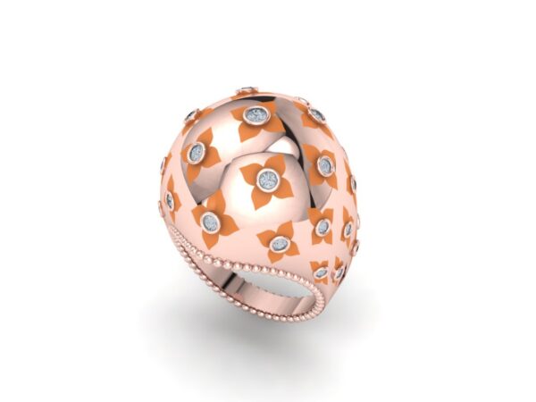 Uttan half circle ring