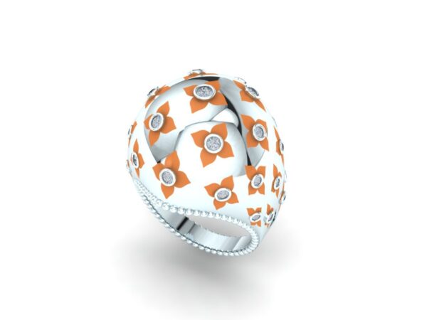 Uttan half circle ring - Image 3