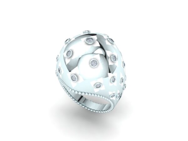 Uttan half circle ring - Image 2