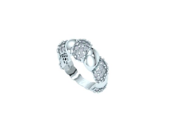 Challah ring with diamonds - Image 2