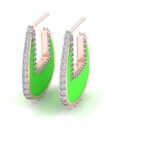 Cool colorful earring