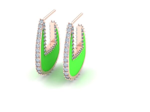 Cool colorful earring