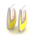 Cool colorful earring