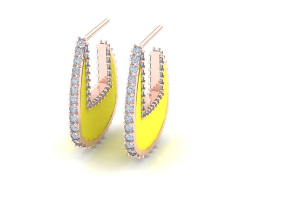 Cool colorful earring