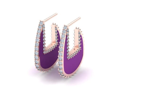 Cool colorful earring