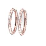 Shinny stars hoop earrings