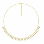 Inlaid Cone Necklace