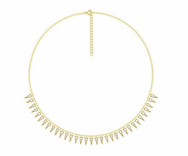 Inlaid Cone Necklace - Image 1