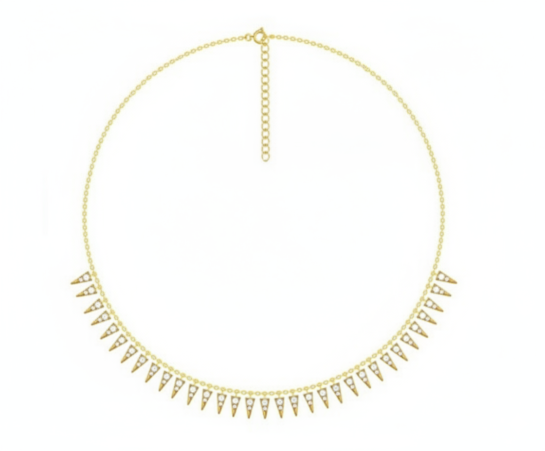 1000902166.png Inlaid Cone Necklace - Image 1