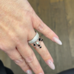 Ring with falling circles photo review