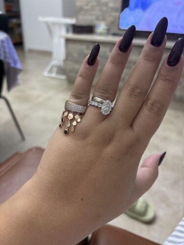 Ring with falling circles photo review