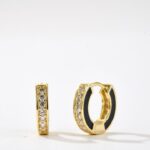 Small side email black hoops