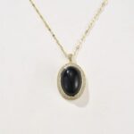 Golden Dome black Necklace