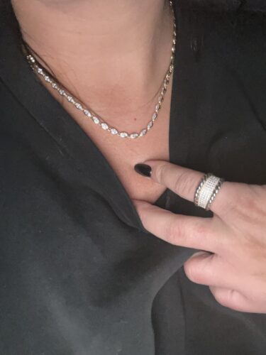 Marquise necklace photo review