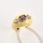 Banana ring rose gold