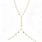 Body chain with falling coins