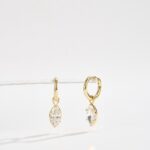 Earring with marquise