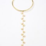 Vintage cream ring-bracelet