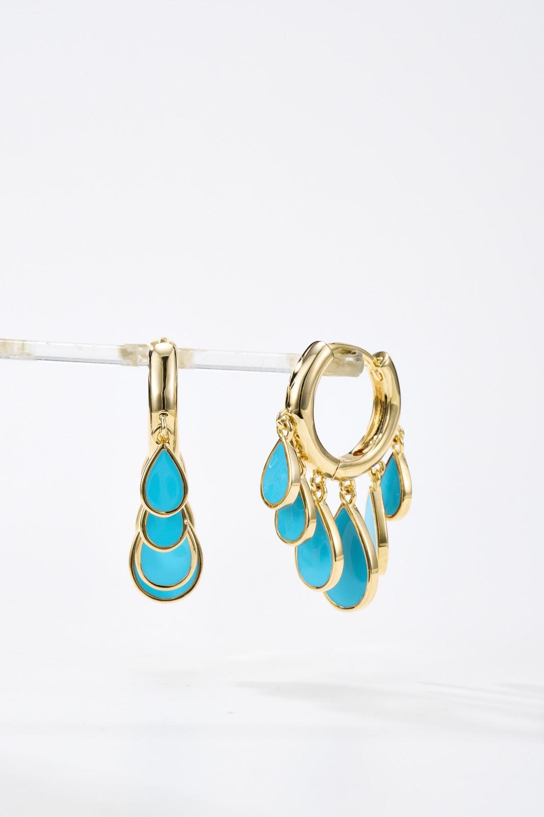 7-image-1bde815a Classic turkiz earring — изображение 1